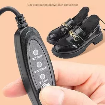 Yousheng 1 пара USB электрическая стелька с подогревом 3 температурных режима регулируемая мужская женская зимняя грелка для ног плюшевая грелка для обуви S