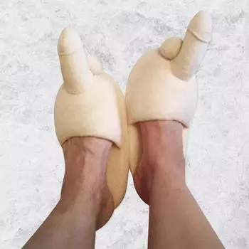 Yousheng, 1 пара зимних тапочек, нескользящие забавные моделирующие мужские и женские модные креативные плюшевые тапочки на плоской подошве для повседневной жизни Women