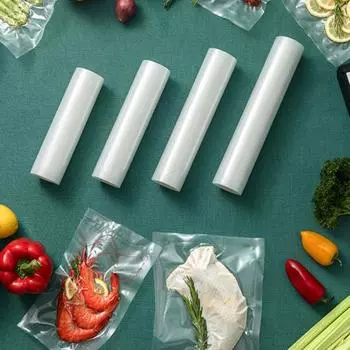 Yousheng 1 рулон герметичных вакуумных пакетов, пищевые, без бисфенола А, термостойкие, безопасные для микроволновой печи, вакуумные пакеты M