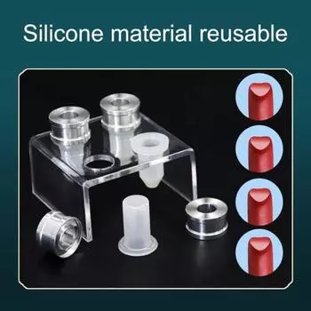 Yousheng 1 набор форм для помады своими руками, набор моющихся многоразовых силиконовых форм для идеальной формы помады