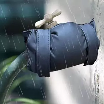 Yousheng 1 шт./2 шт. чехол для наружного крана, утолщенный, из искусственной кожи, антифризный чехол для зимнего наружного садового крана, защита от замерзания 1pc зелёный