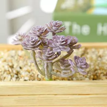 Yousheng 1 шт. DIY неувядаемые поддельные суккуленты пластиковые декоративные вечные искусственные растения Декор для вечеринки красный