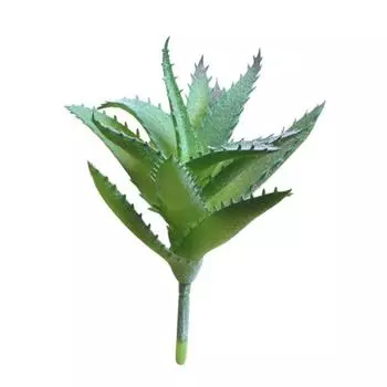 Yousheng 1 шт. Искусственное суккулентное растение, поддельное алоэ, реалистичное украшение для дома своими руками зелёный