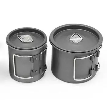 Yousheng 200 мл/300 мл чашка для кемпинга Нескользящая удобная ручка из алюминиевого сплава складная ручка кофейная кружка аксессуары для путешествий 200ML B