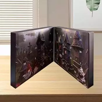 Yousheng 2024 Хэллоуин Гном Адвент Календарь Обратного Отсчета Календарь Слепая Коробка Мини Фигурки Гномов Украшение Стола Хэллоуин Для Домашней Вечеринки Sets