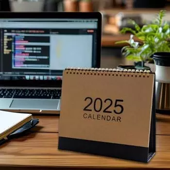 Yousheng 2025 Desk Calendar Pocket Year Planner Desktop Standing Calendar Annual Planner Calendar for Home Office School Small