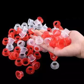 Yousheng 20/60 шт. Герметичная силиконовая прокладка для крана, простая установка, замена уплотнительного кольца для 4-точечной трубки 20PCS белый