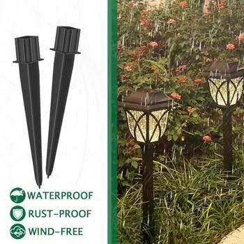 Yousheng 20 шт. сменные колышки для солнечных ламп, шипы для освещения дорожек, высокопрочные, антикоррозийные, простые в установке сменные колышки для светодиодных солнечных ламп 20PCS