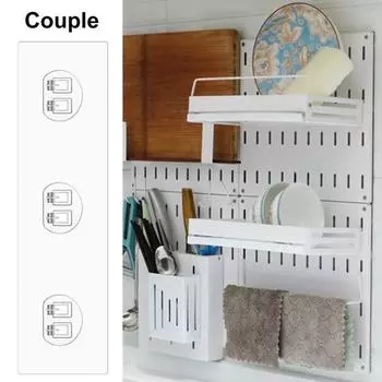 Yousheng 21Pcs Strong Adhesive Hooks Shower Caddy Waterproof Scratch-Resistant 30 Lbs Load Capacity No Drilling Installation Wall Hooks 21PCS