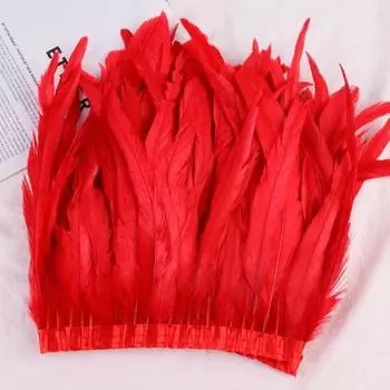 Yousheng 25-30 см шаль с перьями накидка на плечо мягкая регулируемая ретро готический воротник косплей вечеринка сценическое представление юбка с перьями костюм танцора жёлтый