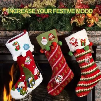 Yousheng 29 шт. нашивки-наклейки на рождественскую тематику, яркие цвета, вышитые наклейки с изображением Санта-Клауса, термонаклеиваемые нашивки 29