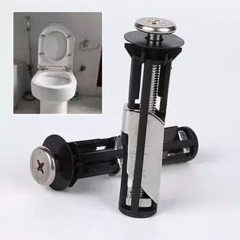 Yousheng 2/4 шт. Крепежные винты для сиденья унитаза, простая установка, универсальный комплект болтов для сиденья унитаза, комплект сверхпрочных винтов для сиденья унитаза 2pcs