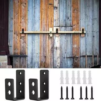 Yousheng 2/4 шт. U-образные дверные кронштейны, высокопрочные, устойчивые к коррозии, простые в установке кронштейны, инструменты для укрепления дверей безопасности 2pcs
