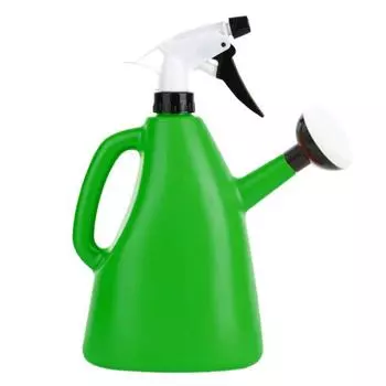 Yousheng 2 in 1 Water Sprayer Adjustable Pressure Sprayer 1L Watering Can with Shower Head And Mister for Indoor Outdoor Gardening зелёный
