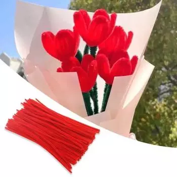 Yousheng 2 комплекта очистителей для труб, нечеткие палочки, набор для рукоделия, творческие украшения для рукоделия, рождественские товары для рукоделия