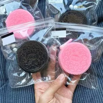 Yousheng 2 шт. игрушка для сдавливания шоколадного печенья с медленным отскоком TPR снятие стресса портативная для детей подростков взрослых сдавливание печенья сенсорная игрушка-фиджет C