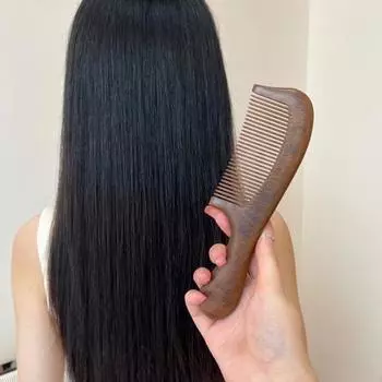 Yousheng 2 шт./компл. деревянная расческа для волос с мелкими широкими зубьями, антистатическая расческа для массажа кожи головы для мужчин и женщин, ручная работа, натуральная деревянная расческа 1 Set