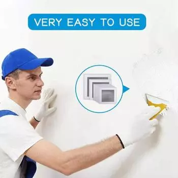 Yousheng 2 шт./компл. пластырь для ремонта стен, самоклеящаяся мелкая сетка, алюминиевый оцинкованный стальной лист, сверхпрочный металлический пластырь для ремонта сухих стен, товары для дома 2inch