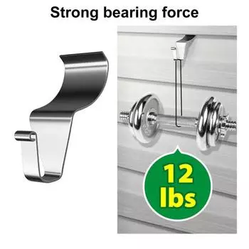 Yousheng 2 шт. крючки для хранения, нержавеющие, устойчивые к коррозии, нелегко деформируются, полированная поверхность, легко установить, скрытые подвесные настенные крючки 2pcs