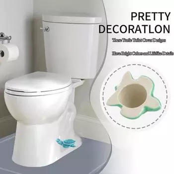 Yousheng 2 шт. Крышки для болтов унитаза с черепахой, керамические крышки для болтов унитаза с черепахой, универсальные крышки для винтов для ванной комнаты, декор для туалета C