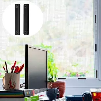 Yousheng 2 шт. магнитная пряжка для экрана самоклеящаяся клипса для ремонта экрана без перфоратора зажимы для крепления оконного экрана для дома чёрный