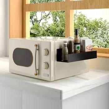 Yousheng 2 шт. Магнитные полки для специй на холодильник, прочные, несущие нагрузку, простые в установке магнитные полки для холодильника, кухонный шкаф, органайзер B