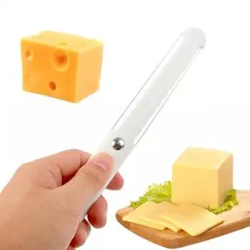 Yousheng 2 шт. резак для сыра пищевой износостойкий ручной слайсер для сыра инструмент для выпечки кухонные аксессуары белый