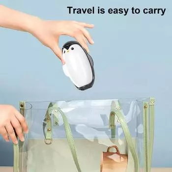 Yousheng 2 шт. роликовый шарик для удаления ворса в форме пингвина, многоразовый инструмент для удаления ворса для домашних животных, моющийся липкий роликовый инструмент для удаления волос