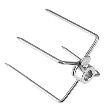 Yousheng 2 шт. шампур прочный, устойчивый к ржавчине стальной шампур с сильными пятнами для курицы