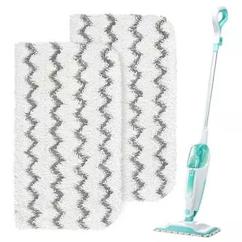 Yousheng, 2 шт., сменные чехлы для паровой швабры, отличное водопоглощение, быстросохнущие многоразовые подушечки для швабры, отпаривателя, для акулы 2pcs