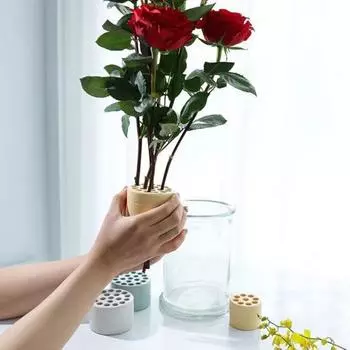 Yousheng 2 шт. спиральный держатель стебля икебаны DIY букет Twister ваза для цветов сетка с несколькими отверстиями подставка для фиксации растений инструмент для цветочной композиции S