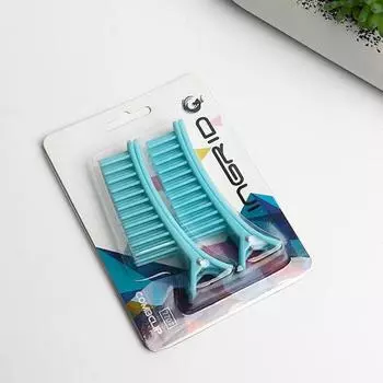 Yousheng 2 шт. зажим для укладки волос, профессиональный нескользящий гребень для пробора без следов, зажим для волос с клювом утки, домашний салон, женская стрижка волос синий