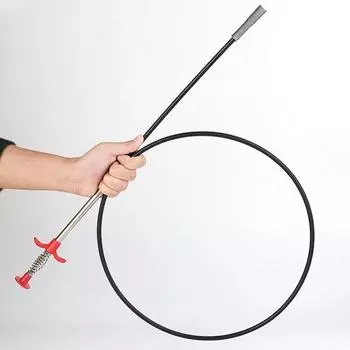 Yousheng 2 шт., земснаряд для канализационных труб, инструмент для удаления засора, 4 когтя, удлиненный гибкий гибкий инструмент для очистки канализационных дноуглубительных устройств 90 cm 2pcs