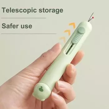 Yousheng 2-в-1 нитевдеватель для удаления швов, эластичный инструмент для заправки нити, портативный нитевдеватель для ручного шитья, вязания, рукоделия, стеганых изделий