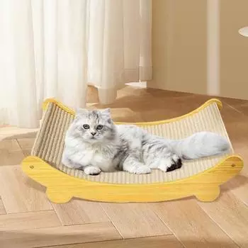 Yousheng 2-в-1 сизалевая когтеточка для кошек, противоскользящая доска для царапания, износостойкая сизалевая когтеточка для мебели для отдыха, защита для кошек S