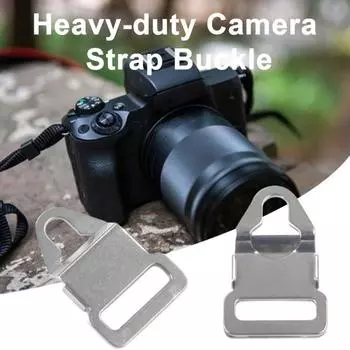 Yousheng 2Pcs Camera Remech Clip Buckles Пряжки Простые в установке Прочные совместимые пряжки для ремней камеры Аксессуары для Bronica Киев серебряный