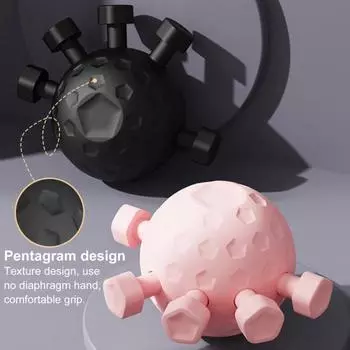 Yousheng 2Pcs Finger Grip Strengthener Five Finger Grip Training Ball Grip Strength Trainer Exerciser Hand Rehabilitation Training Equipment