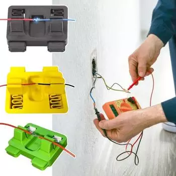 Yousheng 2Pcs Электрическая проволочная сварочная установка Кабельная паяльная станция Сверхмощный регулируемый проволочный сварочный зажим-держатель Сварочные принадлежности жёлтый/зелёный