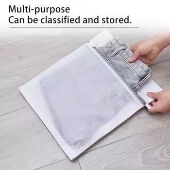 Yousheng 2Pcs стиральная машина фильтр очень большой сетчатый мешок для белья с застежкой-молнией дорожный прочный мешок для стирки L