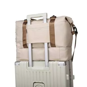 Yousheng 2Pcs Weekender Bags Overnight Travel Bag Portable Duffle Bag with Shoes Chamber Carry-Key Sports Bag for Women Men