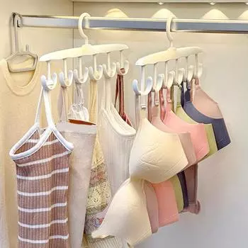 Yousheng 2шт. вешалки с крючками, прочные, выдерживающие нагрузку, многоцелевые, для нижнего белья, носков, ремней, галстуков, шарфов, органайзеров белый