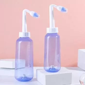 Yousheng 300 мл Neti Pot набор бутылок для промывания носовых пазух с 40 пакетиками соли очиститель для промывания носа под давлением ирригационный Neti Pot для детей и взрослых A