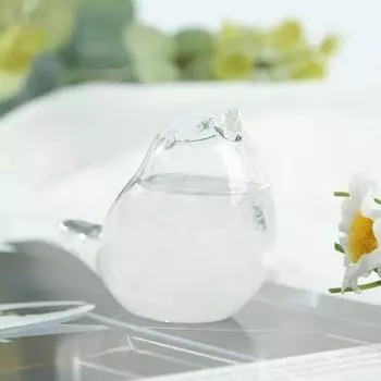 Yousheng 30 мл прогноз погоды стеклянный прогноз погоды в форме птицы жидкий барометр предсказатель погоды для солнечных пасмурных дней A