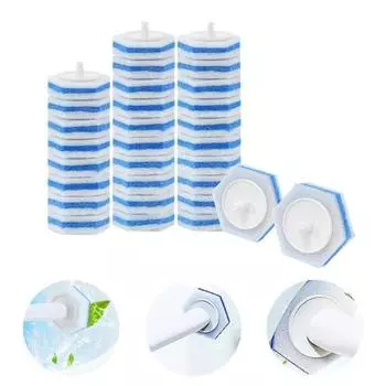 Yousheng 30 шт. сменных насадок для туалетной палочки одноразовые сменные насадки для чистки унитаза сменная головка для туалетной щетки для чистки туалета 30PCS