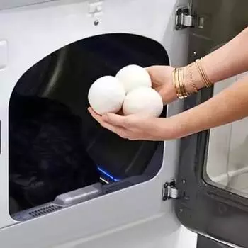 Yousheng 3/5 шт. Шарики для сушки шерсти многоразовые шарики для сушки шерсти смягчитель ткани набор для стирки домашняя стирка уменьшает складки аксессуары для стирки 6 cm 3pcs