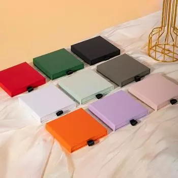 Yousheng 3 шт. картонные шкатулки для украшений выдвижного типа легкий портативный органайзер для украшений шкатулка для браслетов сережек ожерелий темно-синий