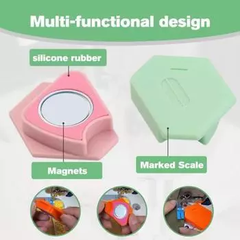 Yousheng 3 шт. Магнитный направляющий шов, простая регулировка, многоразовый многофункциональный полигональный направляющий шов с аксессуаром для шитья