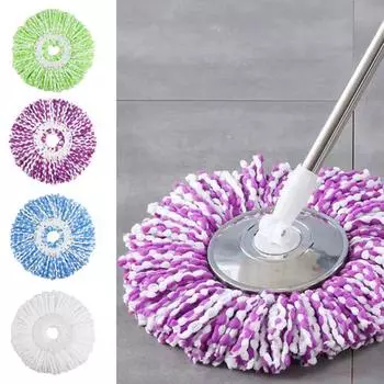 Yousheng, 3 шт., сменные насадки для швабры, супер мягкие, с высокой впитывающей способностью, универсальные, легко заменяемые аксессуары для насадки для швабры для чистки пола фиолетовый/белый