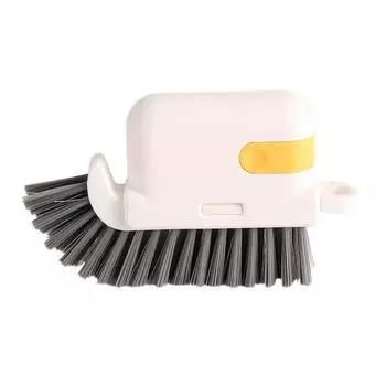 Yousheng 3 в 1 Съемная щетка для оконных пазов Щетка для дверных оконных пазов Кухонная вытяжка для варочной панели Тупиковая щетка Щетка для чистки ванной комнаты жёлтый