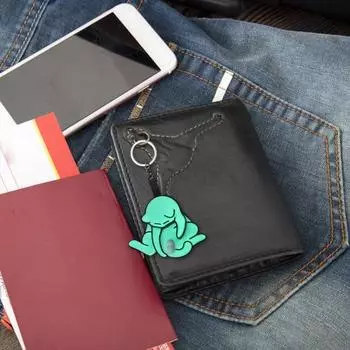 Yousheng 3D-печатный брелок для ключей с изображением кота, прочный, портативный, светящийся в темноте, белый брелок для ключей с изображением котенка, держатель для сумки, рюкзака, подвесное украшение